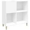 vidaXL Plattenschrank Wei&szlig; 84,5x38x89 cm Holzwerkstoff