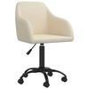 vidaXL Esszimmerst&uuml;hle 6 Stk. Drehbar Creme Samt