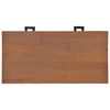 vidaXL B&uuml;rotisch 81x40x75 cm Teak Massivholz