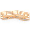 vidaXL 5-tlg. Garten-Lounge-Set Massivholz Kiefer