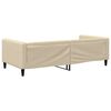 vidaXL Tagesbett Creme 100x200 cm Stoff