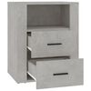 vidaXL Nachttisch Betongrau 50x36x60 cm Holzwerkstoff