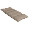 vidaXL Hochlehner-Auflagen 2 Stk. Taupe Oxford-Gewebe
