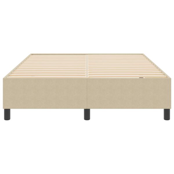 vidaXL Plattformbettgestell Grau-Gr&uuml;n 140 x 200 cm Stoff