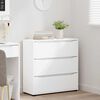 vidaXL Aufbewahrungsschrank Wei&szlig; 80 x 31 x 81 cm Holzwerkstoff