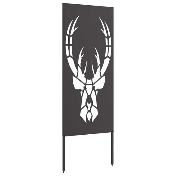 vidaXL Garten Sichtschutz-Leinwand Tiermuster Schwarz 50 x 140 cm