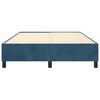 vidaXL Boxspringbettgestell Dunkelblau 140x190 cm Samt
