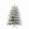 vidaXL K&uuml;nstlicher klappbarer Weihnachtsbaum Wei&szlig; 120 cm PE und PVC