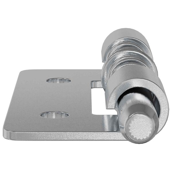 vidaXL Riegel 12 pcs Silber 46 x 17 x 1,2 mm Stahl