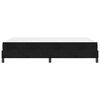 vidaXL Boxspringbett mit Matratze Schwarz 160 x 220 cm Stoff
