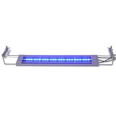 vidaXL Aquarium LED-Lampe 50-60 cm Aluminium IP67