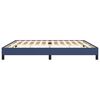 vidaXL Bettgestell ohne Matratze Blau 200x200 cm Stoff