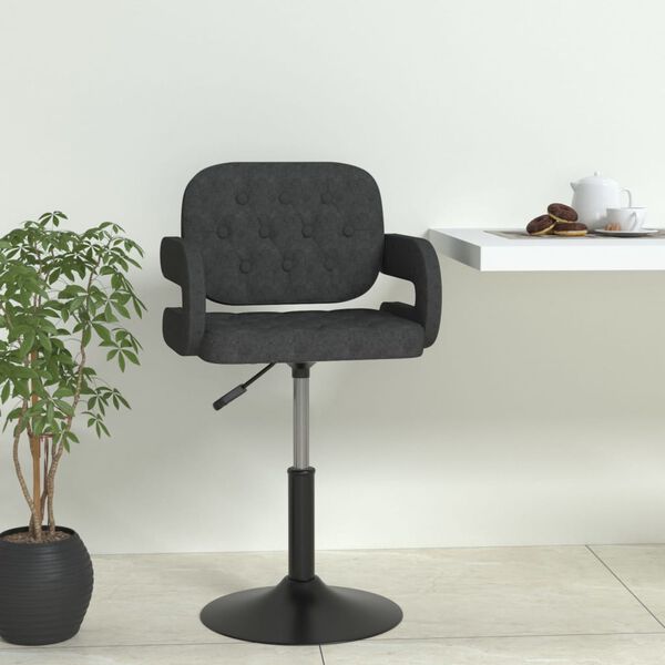 vidaXL Barhocker Dunkelgrau Stoff