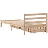 vidaXL Massivholzbett ohne Matratze 75x190 cm Kiefernholz