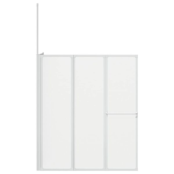 vidaXL Duschwand L-Form 70x120x137 cm 4-teilig Faltbar