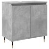 vidaXL Badschrank Betongrau 58 x 33 x 60 cm Holzwerkstoff