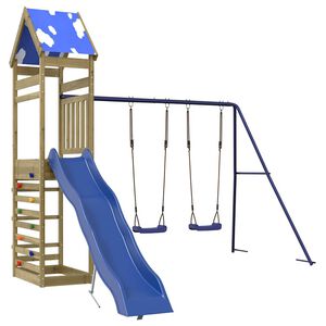 vidaXL Spielturm Impr&auml;gniertes Kiefernholz