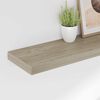 vidaXL Schweberegal Eichen-Optik 90x23,5x3,8 cm MDF