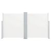 vidaXL Ausziehbare Seitenmarkise Creme 140 x 600 cm
