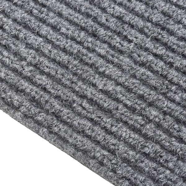 vidaXL Schmutzfangl&auml;ufer Grau 100x400 cm