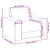 vidaXL Sofa 3 pcs Dunkelgr&uuml;n Leinenmischgewebe