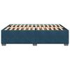 vidaXL Bettgestell Blau 140x190 cm Samt