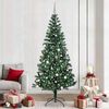 vidaXL K&uuml;nstlicher vorbeleuchteter Weihnachtsbaum Gr&uuml;n 240 cm