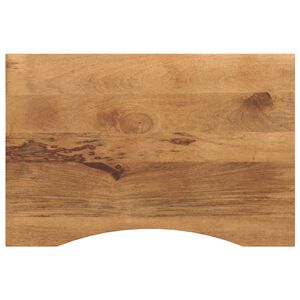 vidaXL Schreibtischplatte mit Aussparung 80x60x2,5 cm Massivholz Mango