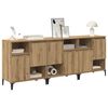 vidaXL Sideboards 3 pcs Artisan-Eiche 60 x 35 x 70 cm Holzwerkstoff