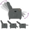 vidaXL Relaxsessel Elektrisch Dunkelgrau Stoff