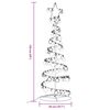 vidaXL LED Weihnachtsbaum mit Kugeln 100 LEDs Warmwei&szlig; 150 cm