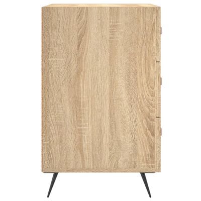 vidaXL Nachttisch Sonoma-Eiche 40x40x66 cm Holzwerkstoff