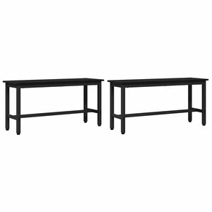 vidaXL Esstischbank 100 x 32,5 x 48,5 cm 2 stk.