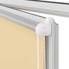 vidaXL Verdunkelungsrollo Beige 50x175cm Stoffbreite 45,7 cm Polyester