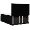 vidaXL Boxspringbett mit Matratze Schwarz 160x200 cm Stoff