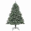 vidaXL Künstlicher Weihnachtsbaum mit 300 LEDs mit Ständer Grün 240 cm