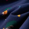 Kinderkleid mit Langen &Auml;rmeln und Kordelzug Marineblau 128