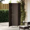 vidaXL Raumteiler Braun 146 x 180 cm Poly-Rattan