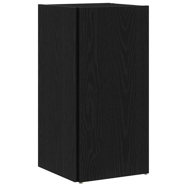 vidaXL Eckregale Schwarz Eichen-Optik 33 x 33 x 67 cm Holzwerkstoff