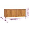 vidaXL Gartenbox 150x50x55 cm Massivholz Teak