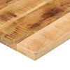 vidaXL Tischplatte 50x50x2,5 cm Quadratisch Raues Massivholz Mango