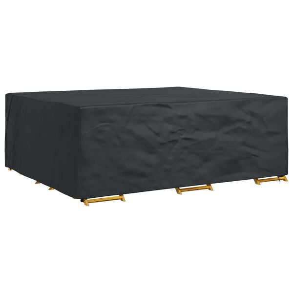 vidaXL M&ouml;belbezug Uni Schwarz 300 x 250 x 100 cm 600D