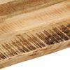 vidaXL Tischplatte mit Baumkante 90x60x3,8 cm Raues Mango Massivholz