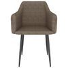 vidaXL Esszimmerst&uuml;hle 2 Stk. Taupe Stoff