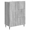 vidaXL Sideboard Graues Sonoma 66 x 34,5 x 91,5 cm Holzwerkstoff