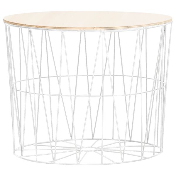 vidaXL Couchtische 4 Stk. Weiß