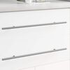 vidaXL Griff 2 pcs Silber 1500 mm Stahl