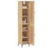 vidaXL Highboard Sonoma-Eiche 34,5x34x180 cm Holzwerkstoff