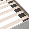 vidaXL Bettgestell Betongrau 160x200 cm Holzwerkstoff