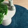vidaXL Teppich OVIEDO Kurzflor T&uuml;rkis &Oslash; 200 cm